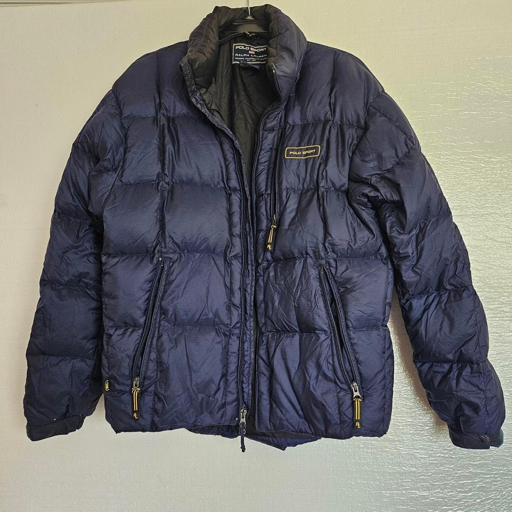 Ralph Lauren Polo Sport Navy Blue Puffer Jacket ,M